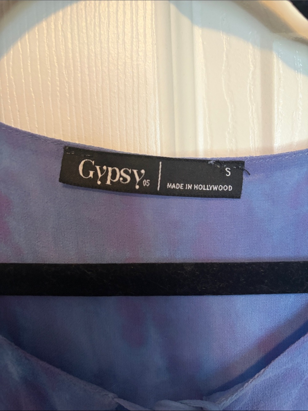GYPSY 05 Purple Tie-Dye Women’s Blouse -